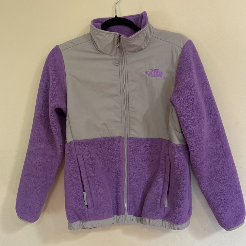 North Face girls fleece jacket